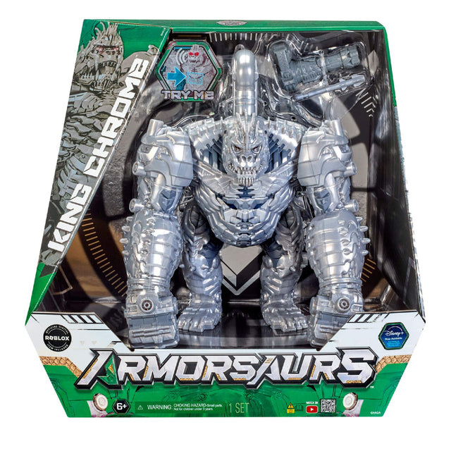 Armorsaurs King Chrome 12" Feature Villain Figure