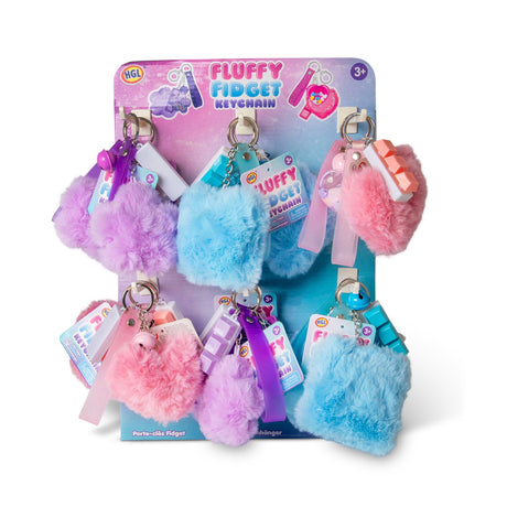 HGL Fluffy Fidget Keychain - Assorted - One Supplied* - ART & CRAFT/MAGIC/AIRFIX - Beattys of Loughrea