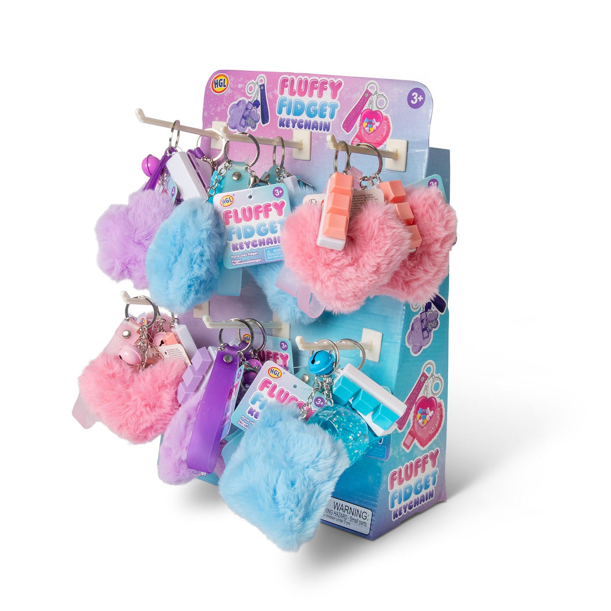 HGL Fluffy Fidget Keychain - Assorted - One Supplied*