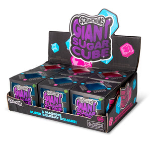 Scrunchems Giant Sugar Cube Squishy Fidget Toy - Assorted - One Supplied*