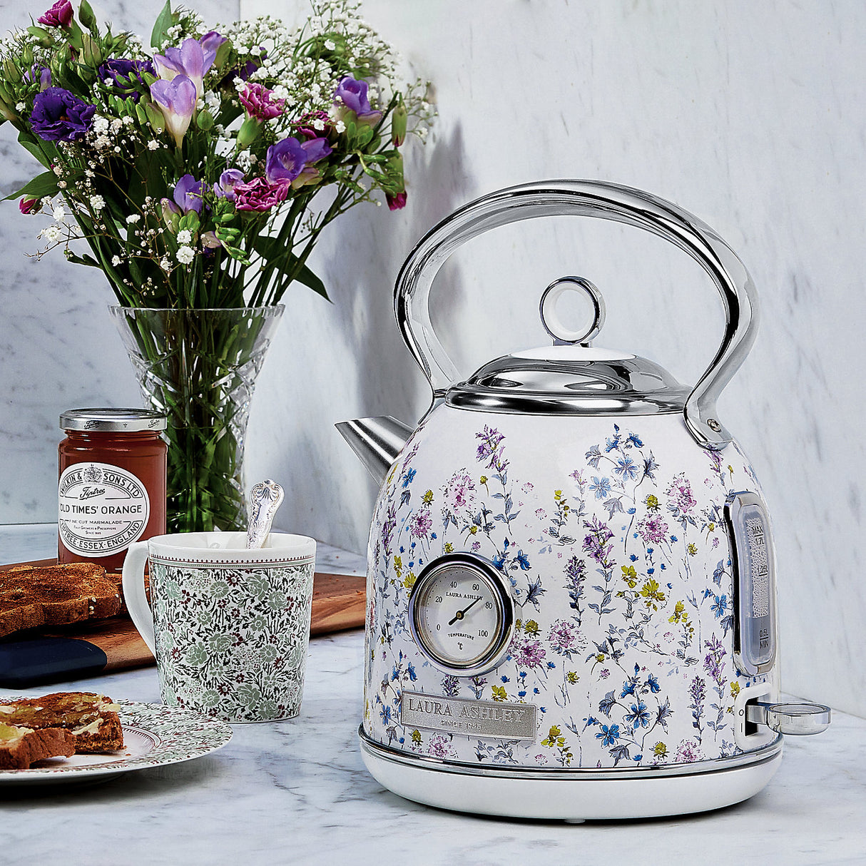 Laura Ashley VQ Wild Meadow 1.7L Dome Kettle