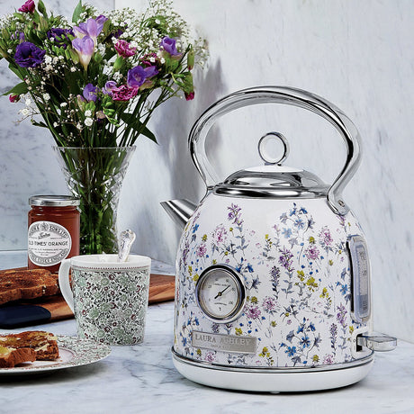 Laura Ashley VQ Wild Meadow 1.7L Dome Kettle - KETTLES - Beattys of Loughrea
