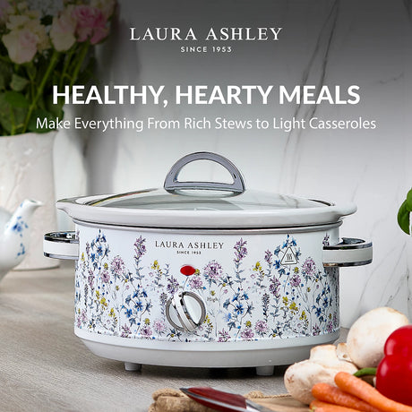 Laura Ashley VQ Wild Meadow 6.5L Slow Cooker