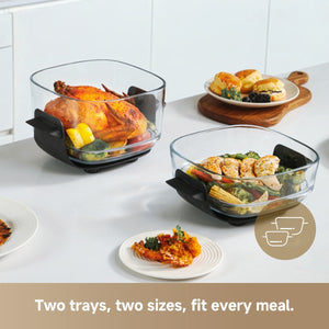 Dreame Tasti PT60 5-in-1 Portable Glass Air Fryer - Grey