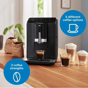 Bosch VeroCafe Bean to Cup Coffee Machine - Piano Black - TIG20119