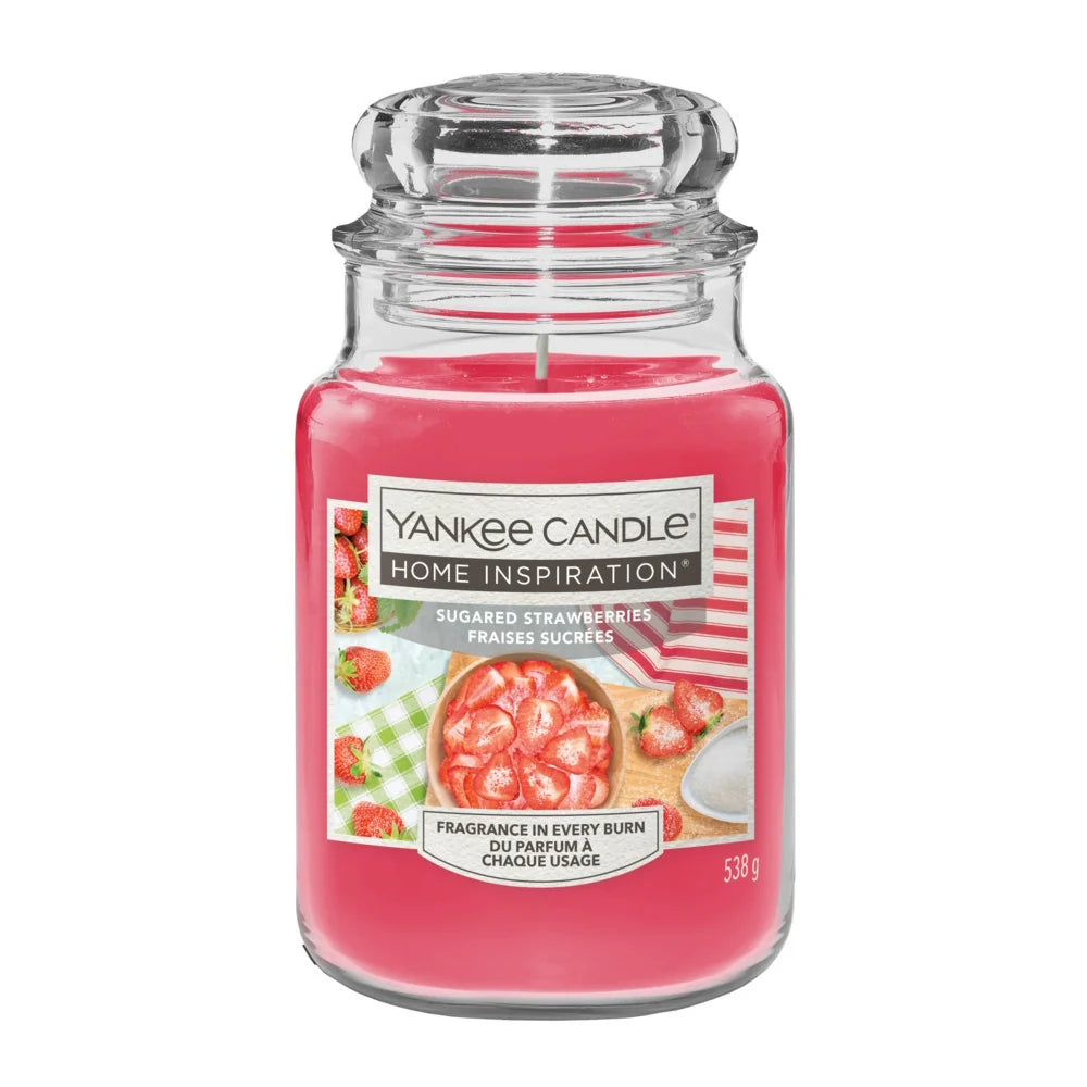Yankee Candle Home Inspiration Large Jar Candle Sugared Strawberries