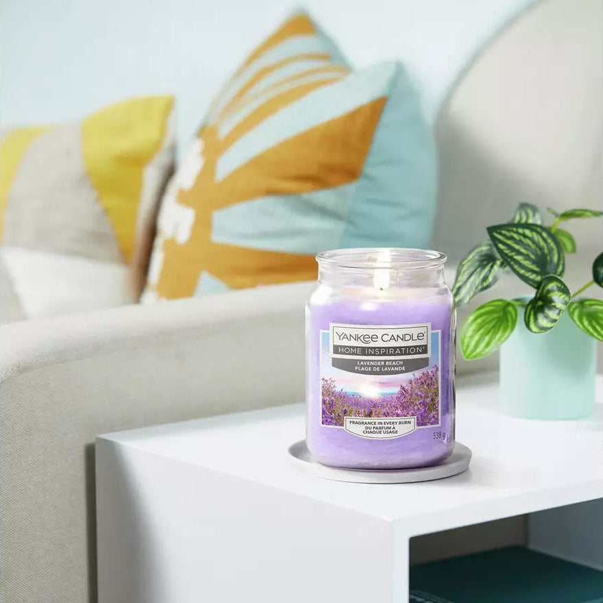 Yankee Candle Home Inspiration Large Jar Candle Lavender Beach