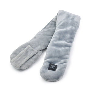 Wellbeing Heated Travel Scarf Grey USB Powered - ADULTS SCARF, HAT, GLOVE, SOCKS - Beattys of Loughrea