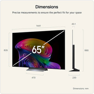LG OLED65C64LA 65" OLED evo AI C6 4K Smart TV