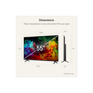 LG 55QNED72B6B QNED MiniLED 55in 4K Smart TV (2026 Range)