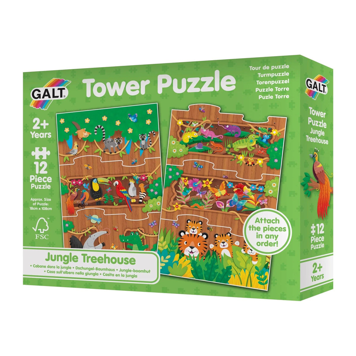 Galt Tower Puzzle – Jungle Treehouse - JIGSAWS - Beattys of Loughrea