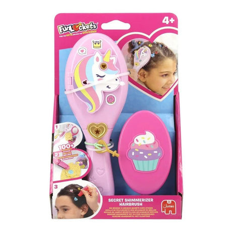 FunLockets Secret Shimmerizer Hair Brush - JEWELLERY / HAIR ACCS - Beattys of Loughrea