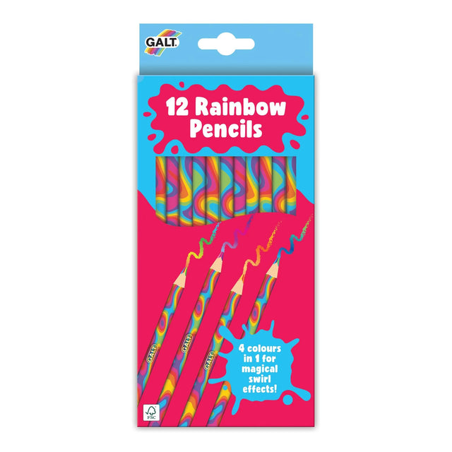 Galt 12 Rainbow Pencils - STATIONERY - Beattys of Loughrea