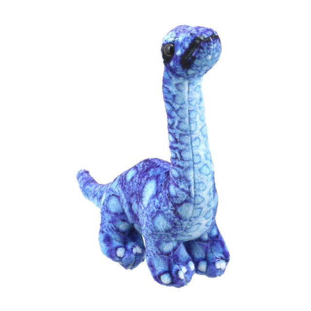 The Puppet Company Brontosaurus (Blue) Finger Puppets - SOFT TOYS - Beattys of Loughrea