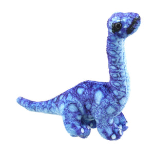 The Puppet Company Brontosaurus (Blue) Finger Puppets - SOFT TOYS - Beattys of Loughrea