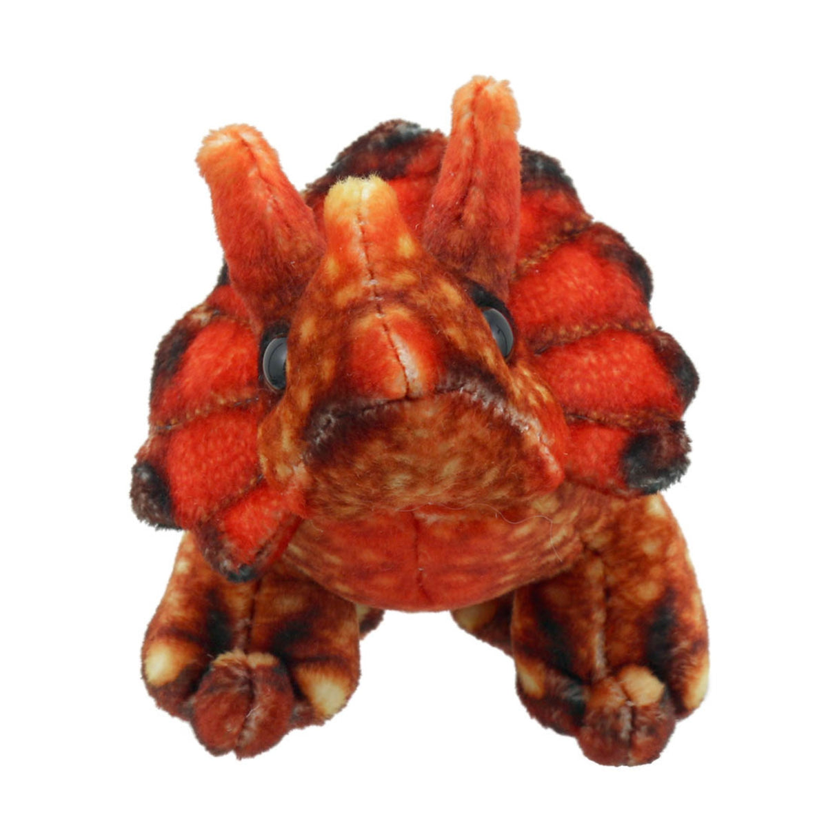 The Puppet Company Triceratops (Orange) Finger Puppets - SOFT TOYS - Beattys of Loughrea