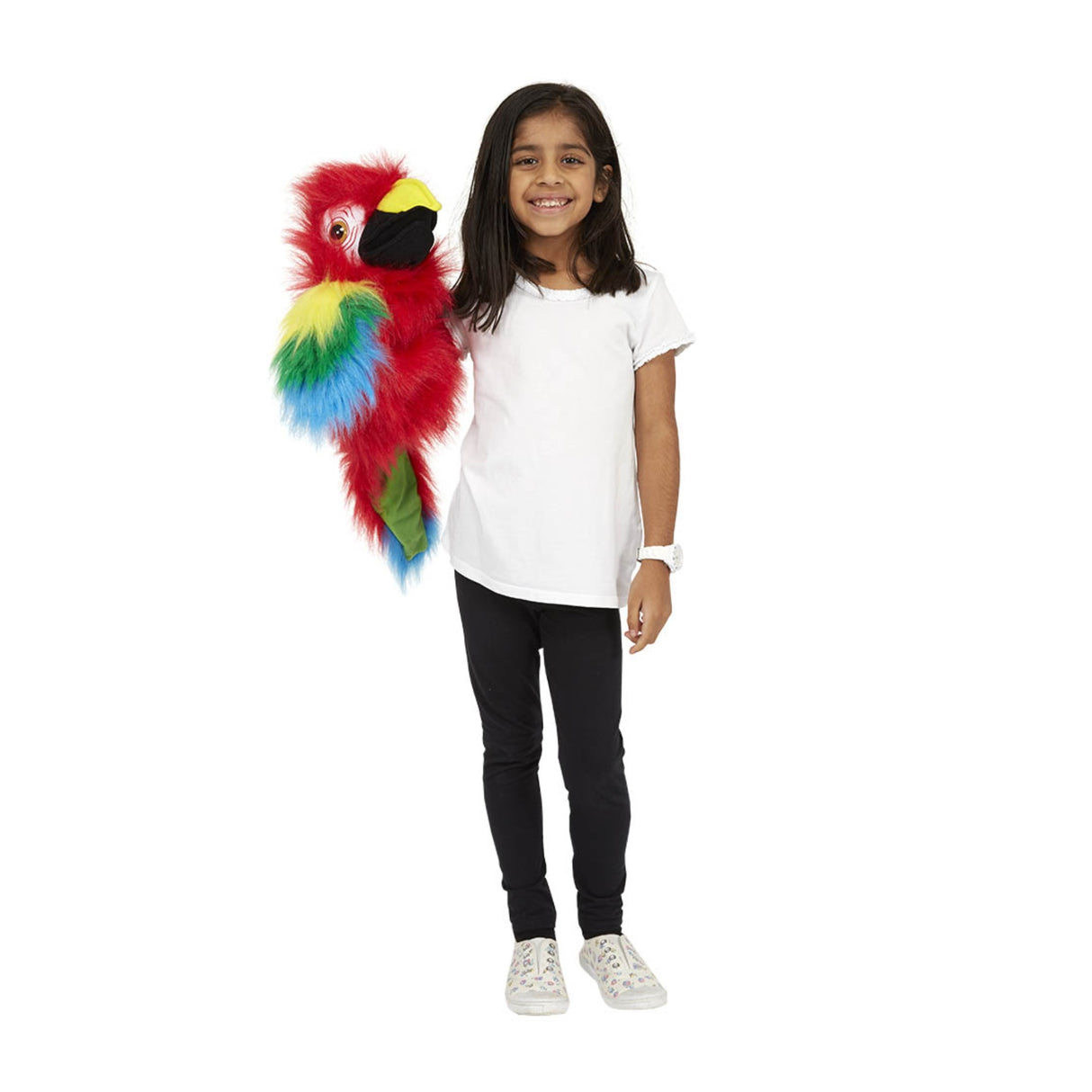 The Puppet Company Amazon Macaw Large Birds - SOFT TOYS - Beattys of Loughrea