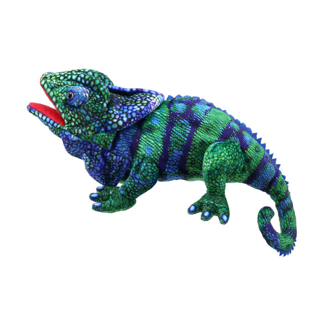 The Puppet Company Chameleon (Blue-Green) Large Creatures - SOFT TOYS - Beattys of Loughrea