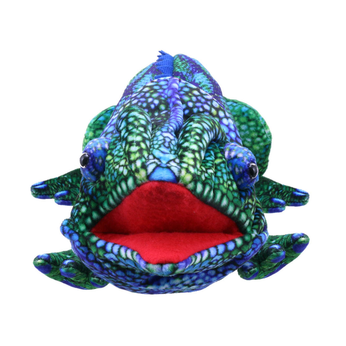 The Puppet Company Chameleon (Blue-Green) Large Creatures - SOFT TOYS - Beattys of Loughrea