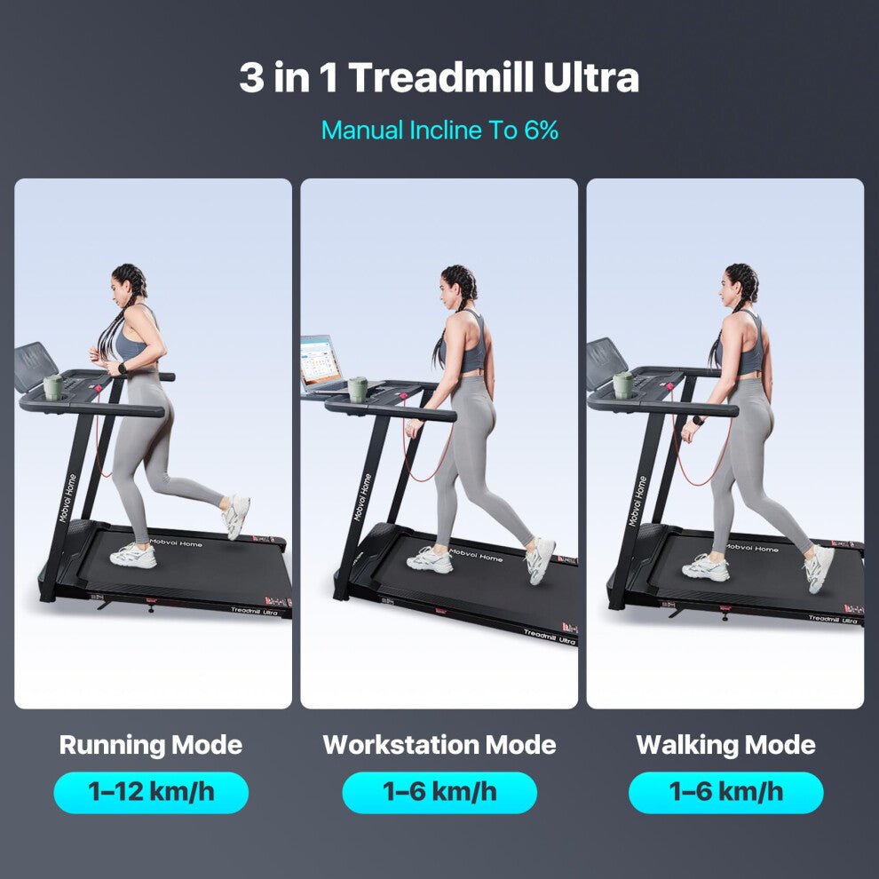 MOBVOI Home Treadmill Ultra Incline Folding Walking Pad Treadmill - EXERCISE BIKE, TREADMILL, FITNESS - Beattys of Loughrea
