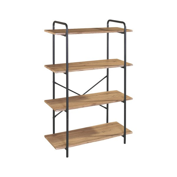Dark Oak 4 Shelf Unit 80x112cm