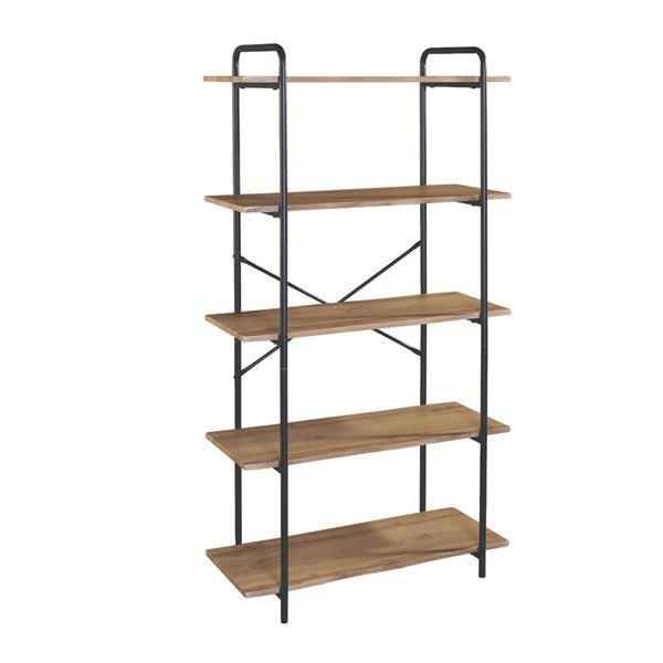 Dark Oak 5 Shelf Unit 80cm x 144cm