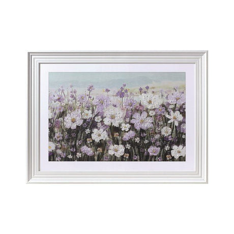 Crystal Art Lilac Floral Canvas 85x115cm - PICTURES, PAINTINGS - Beattys of Loughrea