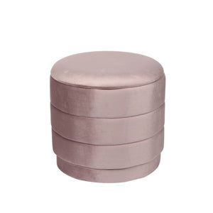 Storage Ottoman Pink with Tray Top 39x37cm