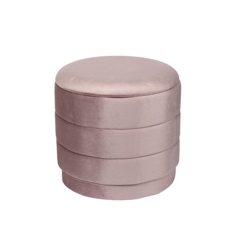 Storage Ottoman Pink with Tray Top 39x37cm - OCCASIONAL FURNITURE - Beattys of Loughrea