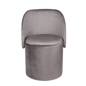 Chair Storage Ottoman Grey 50x46x71cm