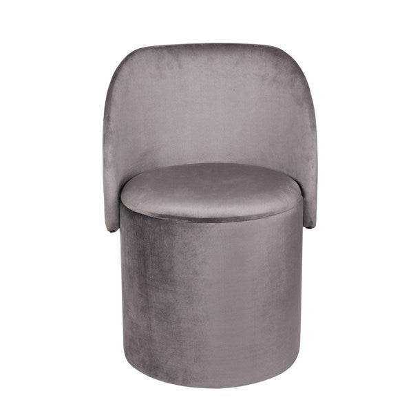 Chair Storage Ottoman Grey 50x46x71cm