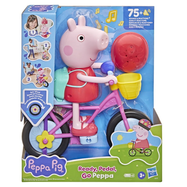 Peppa Pig Ready, Pedal, Go! Peppa Interactive Figure & Bicycle