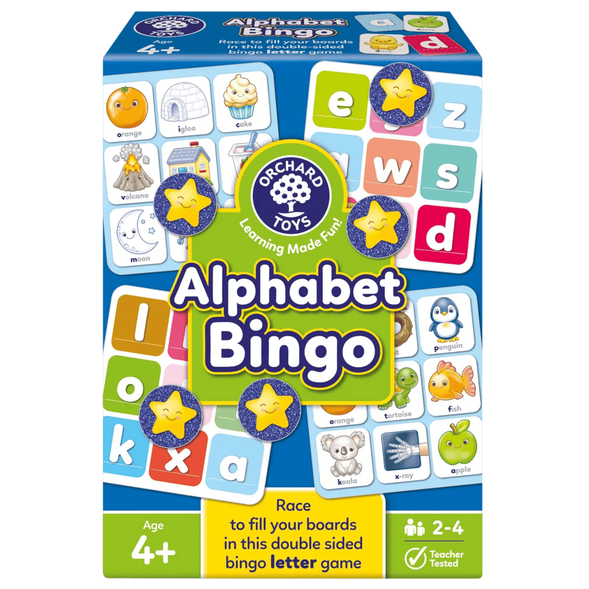 Orchard Toys Alphabet Bingo Game - BOARD GAMES / DVD GAMES - Beattys of Loughrea