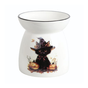 Black Cat Wax Melt Burner 11cm