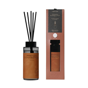 Sandalwood & Cedar Reed Diffuser 180ml — French Connection Leather Collection - POT POURRI/AROMATHERAPY/OILS/DIFFUSER - Beattys of Loughrea