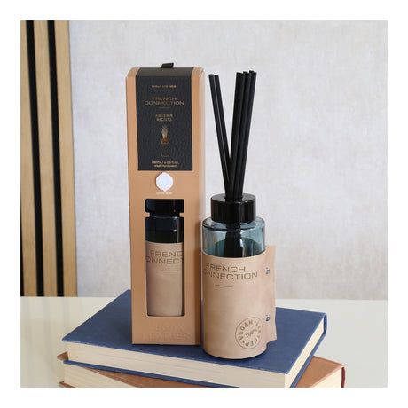Autumn Nights Reed Diffuser 180ml — French Connection Leather Collection - POT POURRI/AROMATHERAPY/OILS/DIFFUSER - Beattys of Loughrea