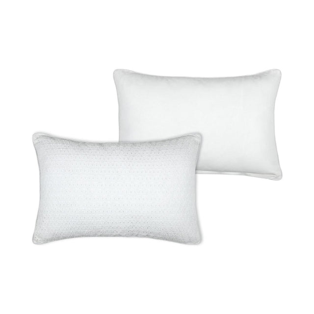 STOF Mariette Cushion, White, 40x60cm - CUSHIONS/COVERS - Beattys of Loughrea