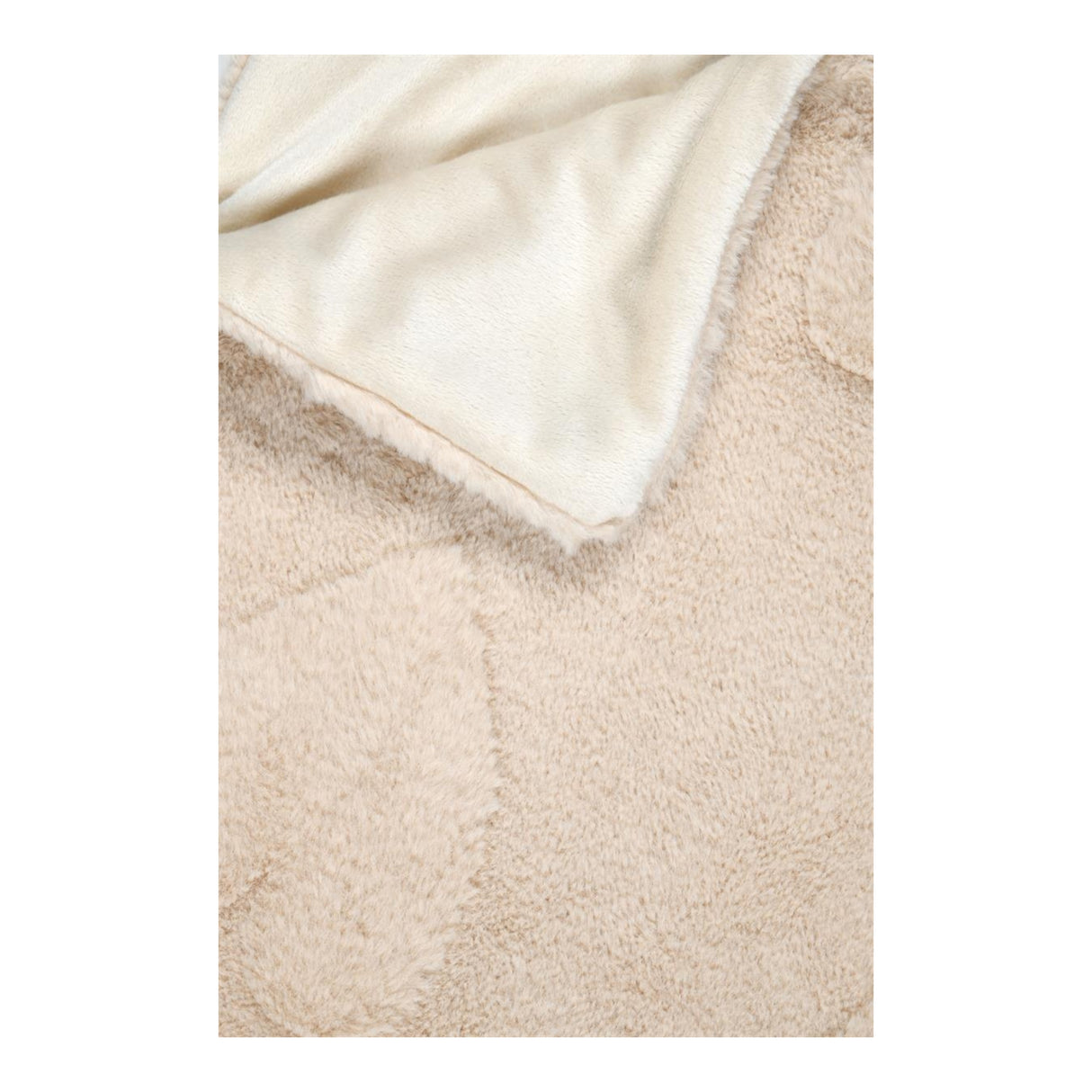STOF Teenlove Throw, Natural, 130x160cm - THROWS/BLANKETS - Beattys of Loughrea
