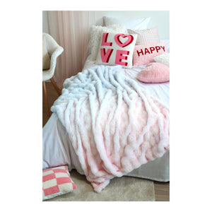 STOF Punky Throw, Pink, 120x150cm