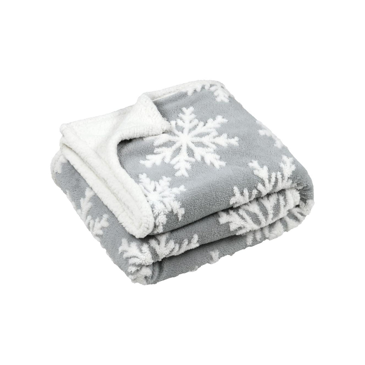 STOF Aveillans Throw, Grey, 180x220cm - THROWS/BLANKETS - Beattys of Loughrea