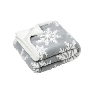 STOF Aveillans Throw, Grey, 180x220cm - THROWS/BLANKETS - Beattys of Loughrea