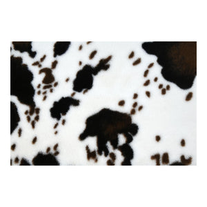 STOF Cow-Print Throw, Brown, 180x220cm - THROWS/BLANKETS - Beattys of Loughrea