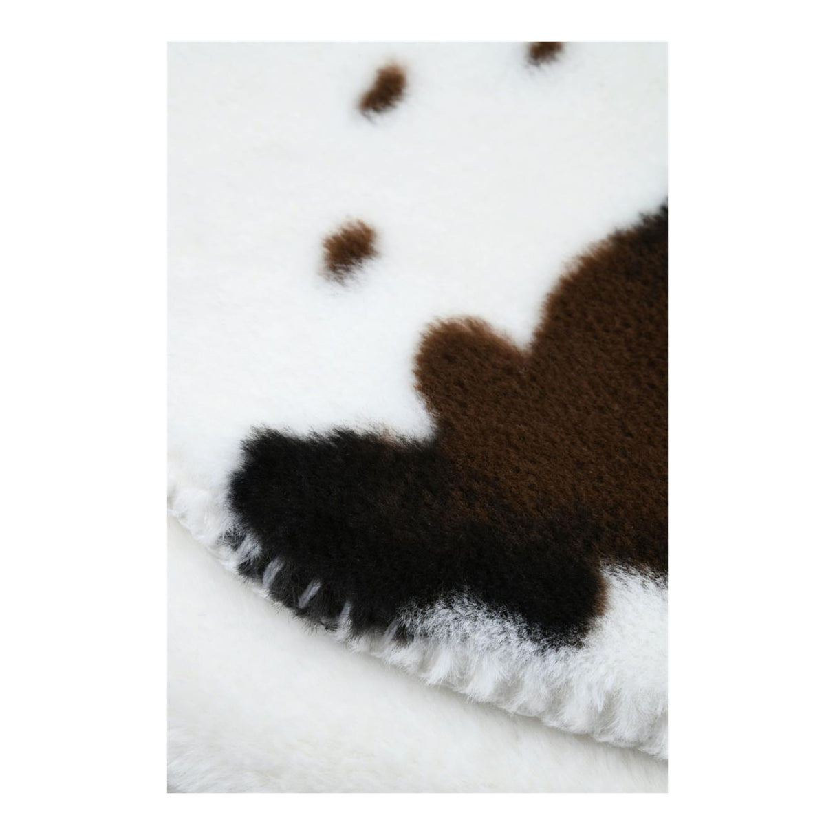 STOF Cow-Print Throw, Brown, 180x220cm - THROWS/BLANKETS - Beattys of Loughrea