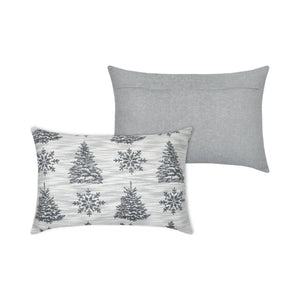 STOF Woody Jacquard Cushion, Grey, 40x60cm - CUSHIONS/COVERS - Beattys of Loughrea