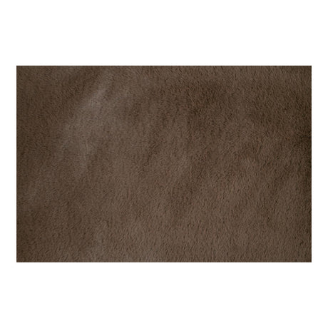 STOF Icy Faux Fur Throw, Chestnut, 130x160cm