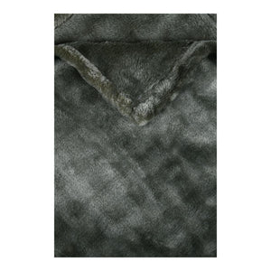 STOF Warmy Faux Fur Throw, Khaki, 180x220cm