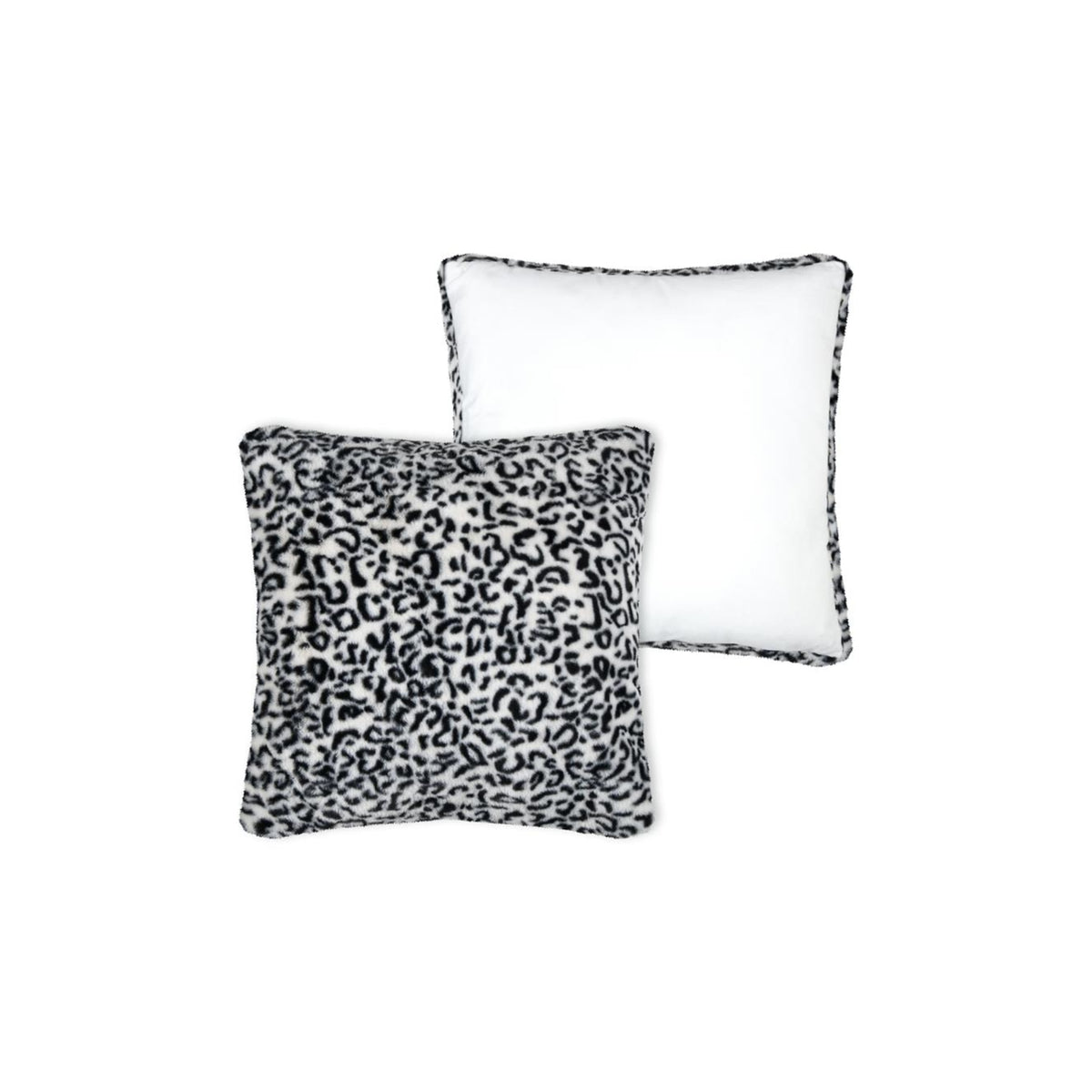 STOF Panthera Leopard-Print Cushion, Black, 45x45cm - CUSHIONS/COVERS - Beattys of Loughrea