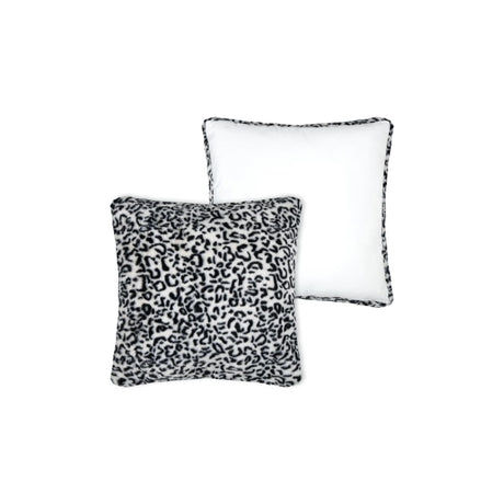 STOF Panthera Leopard-Print Cushion, Black, 45x45cm