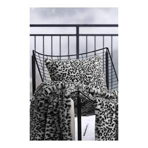 STOF Panthera Leopard-Print Cushion, Black, 45x45cm - CUSHIONS/COVERS - Beattys of Loughrea