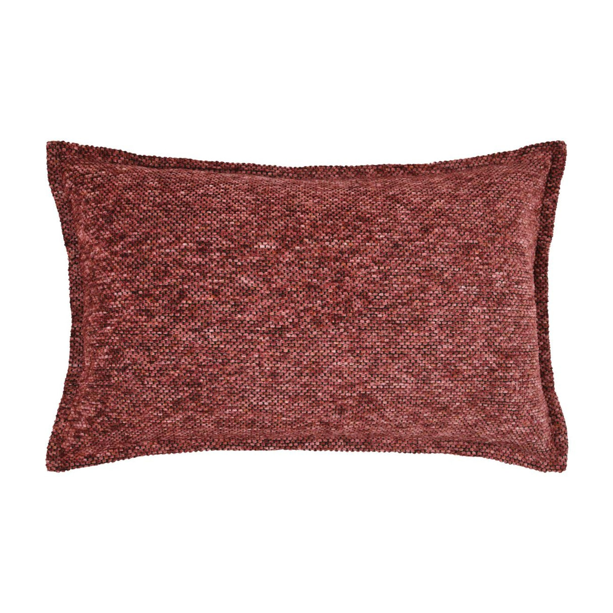 STOF Dublin Chenille Jacquard Cushion, Terracotta, 45x70cm - CUSHIONS/COVERS - Beattys of Loughrea